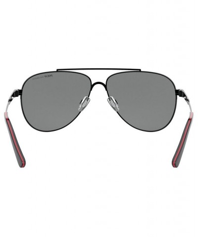 Men's Polarized Sunglasses PH3126 BLACK/RED/POLAR GRAY $43.47 Mens