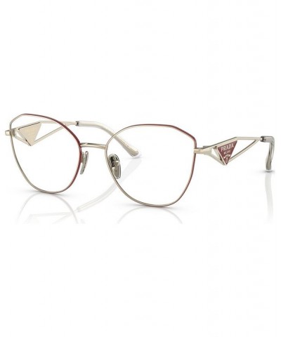 Women's Irregular Eyeglasses PR 52ZV55-O Pink Gold-Tone $69.28 Womens