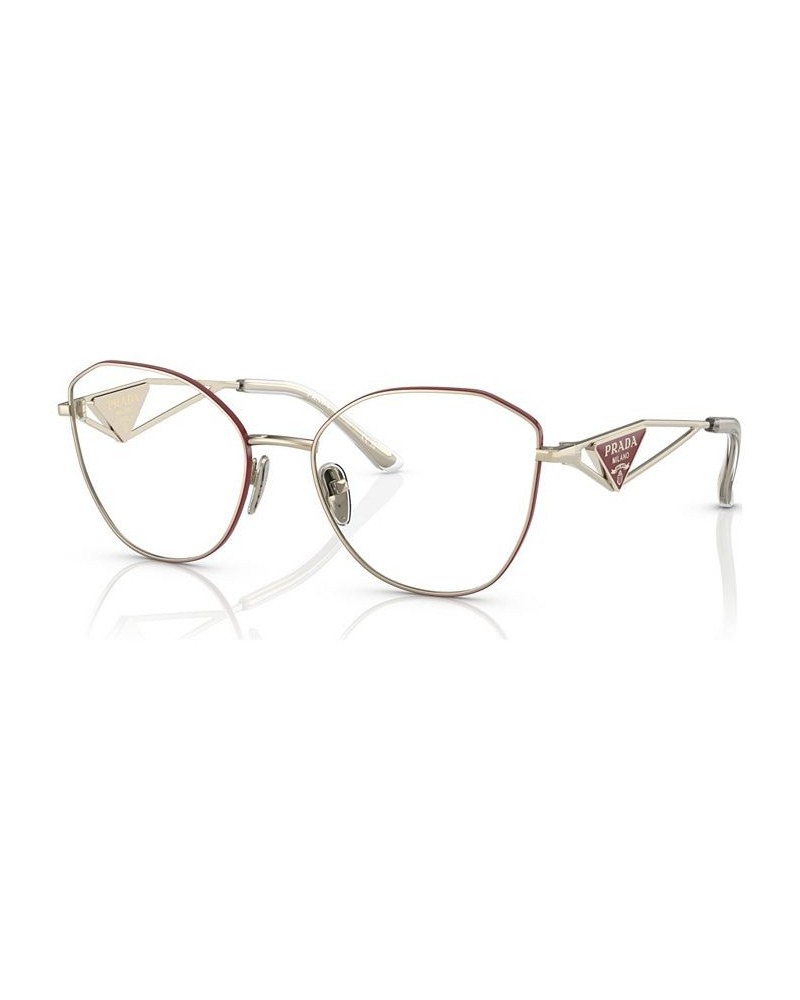 Women's Irregular Eyeglasses PR 52ZV55-O Pink Gold-Tone $69.28 Womens