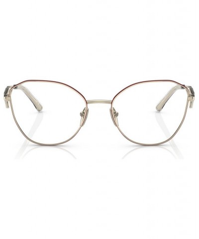 Women's Irregular Eyeglasses PR 52ZV55-O Pink Gold-Tone $69.28 Womens