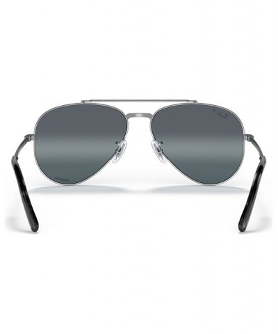 Unisex Polarized Sunglasses New Aviator Sunglass Hut Exclusive Gunmetal $74.40 Unisex