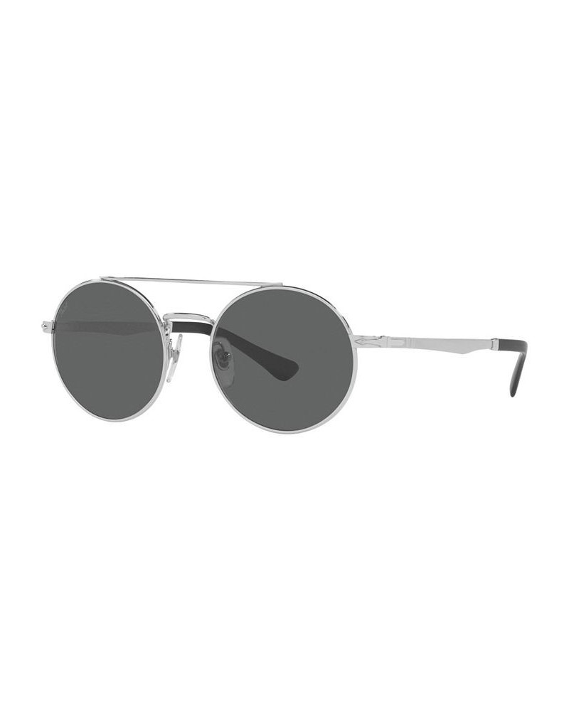 Unisex Sunglasses PO2496S 52 Silver-Tone $56.95 Unisex