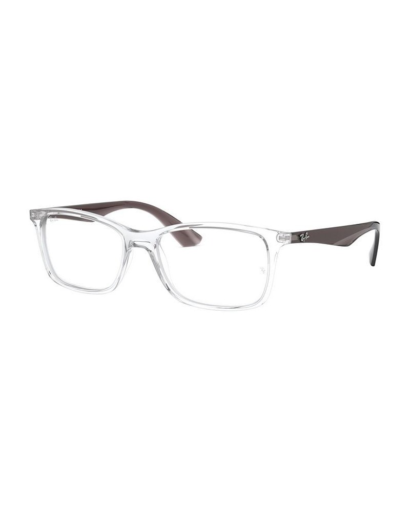 RB7047 Unisex Square Eyeglasses Gray $36.96 Unisex