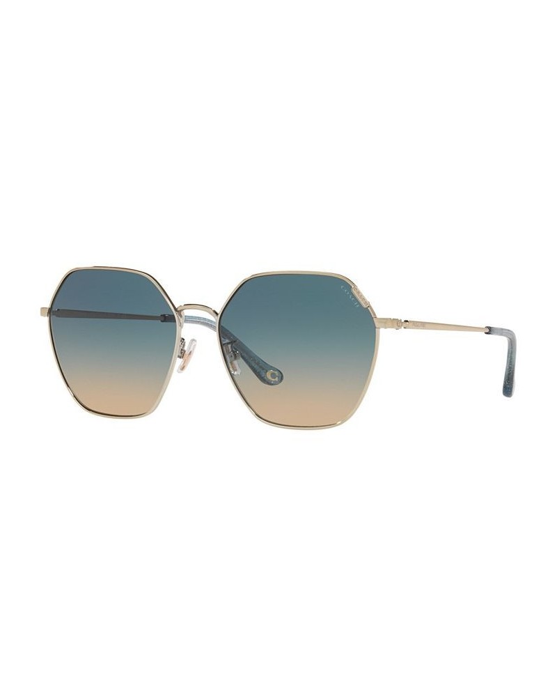 Women's Sunglasses HC7132 58 Shiny Light Gold-Tone $42.38 Womens