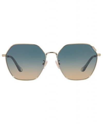 Women's Sunglasses HC7132 58 Shiny Light Gold-Tone $42.38 Womens