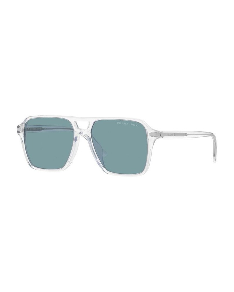 Men's Polarized Sunglasses 55 Transparent $83.82 Mens