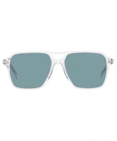 Men's Polarized Sunglasses 55 Transparent $83.82 Mens