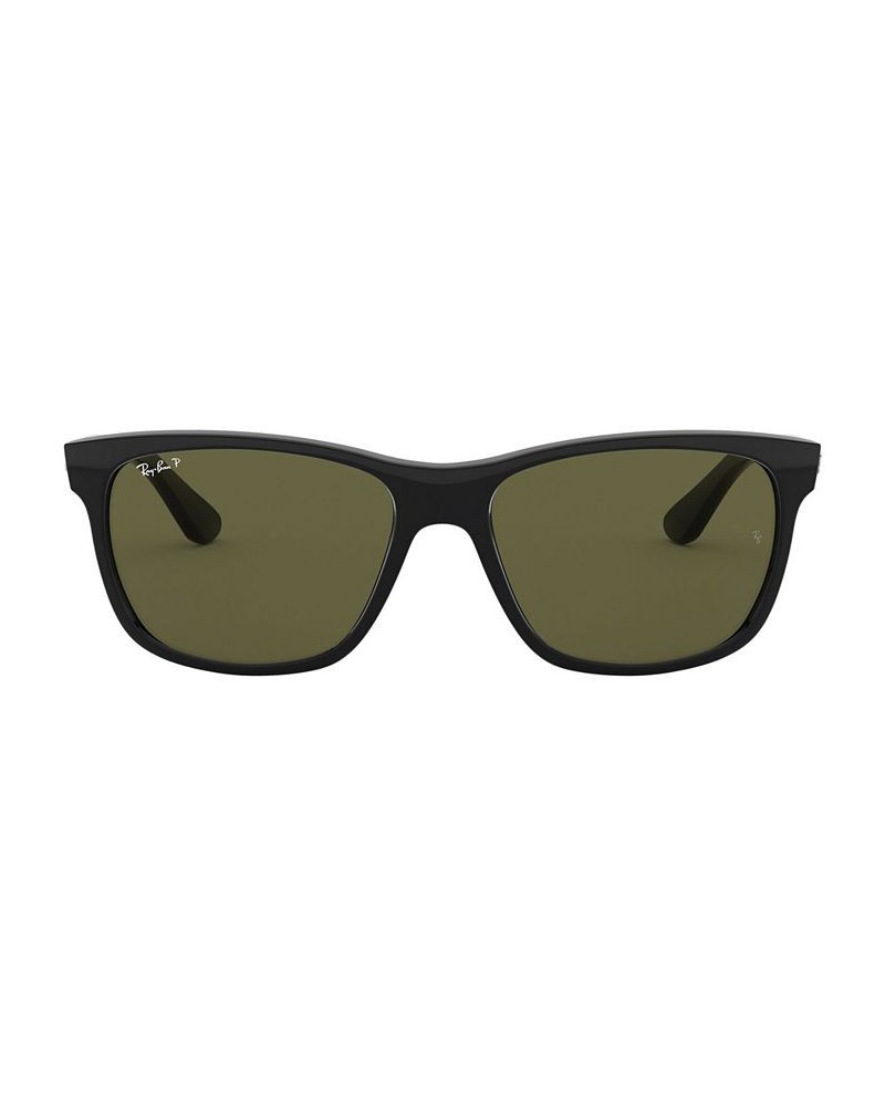 Polarized Sunglasses RB4181 Black/Green $53.94 Unisex