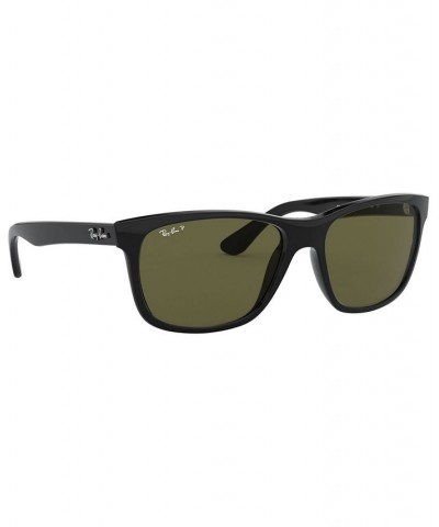 Polarized Sunglasses RB4181 Black/Green $53.94 Unisex