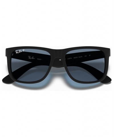 Unisex Polarized Low Bridge Fit Sunglasses JUSTIN CLASSIC 55 Black $40.25 Unisex
