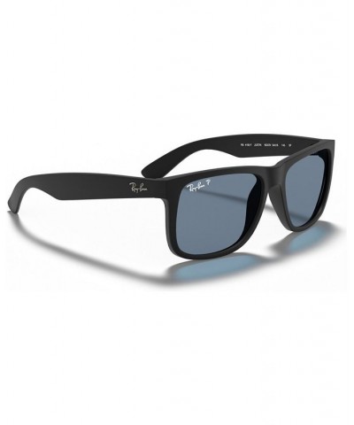 Unisex Polarized Low Bridge Fit Sunglasses JUSTIN CLASSIC 55 Black $40.25 Unisex