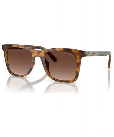 Women's Polarized Sunglasses HC8374U51-YP 51 Dark Tortoise $48.30 Womens