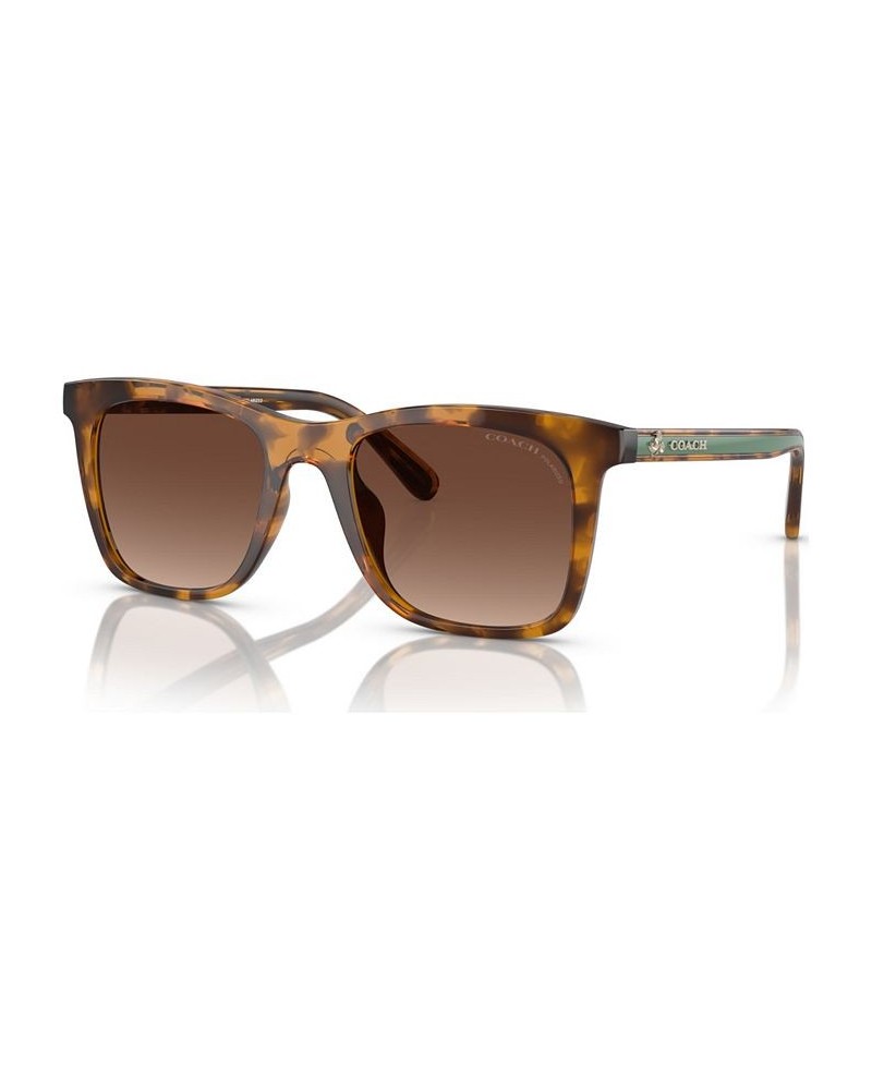 Women's Polarized Sunglasses HC8374U51-YP 51 Dark Tortoise $48.30 Womens