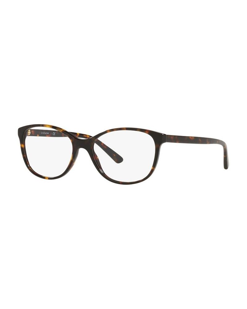 EC2008 Women's Cat Eye Eyeglasses Shiny Havana $16.15 Womens