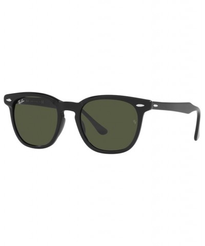 Unisex Low Bridge Fit Sunglasses Hawkeye 54 Black $27.84 Unisex