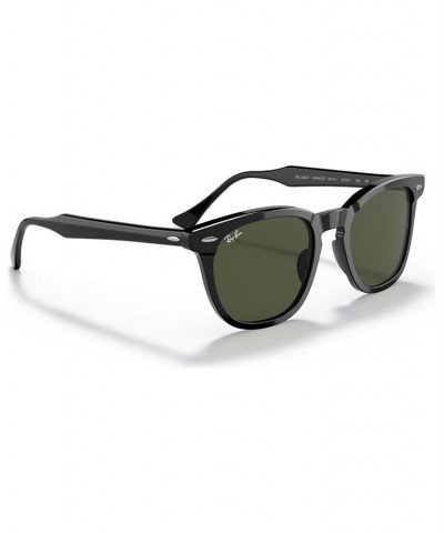 Unisex Low Bridge Fit Sunglasses Hawkeye 54 Black $27.84 Unisex