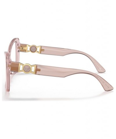 Women's Butterfly Eyeglasses VE3312 Transparent Pink $28.30 Womens