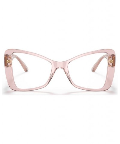 Women's Butterfly Eyeglasses VE3312 Transparent Pink $28.30 Womens