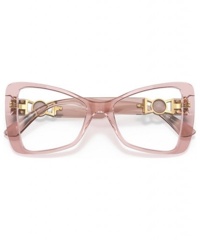 Women's Butterfly Eyeglasses VE3312 Transparent Pink $28.30 Womens