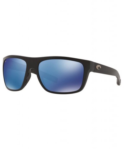 Men's Polarized Sunglasses BROADBILL 61 BLK /BLUE POL $49.28 Mens