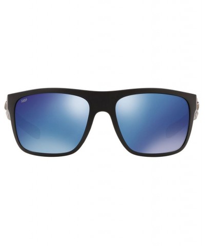 Men's Polarized Sunglasses BROADBILL 61 BLK /BLUE POL $49.28 Mens