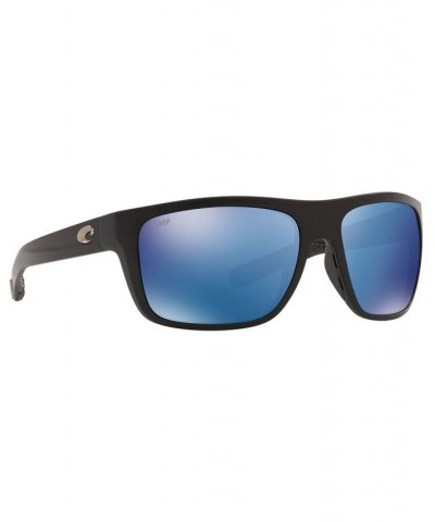 Men's Polarized Sunglasses BROADBILL 61 BLK /BLUE POL $49.28 Mens