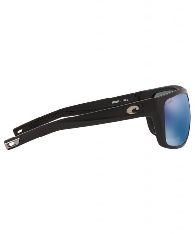 Men's Polarized Sunglasses BROADBILL 61 BLK /BLUE POL $49.28 Mens