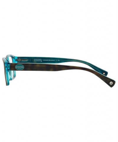 HC6040 Women's Rectangle Eyeglasses Dark Torto $50.16 Womens