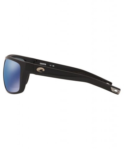 Men's Polarized Sunglasses BROADBILL 61 BLK /BLUE POL $49.28 Mens