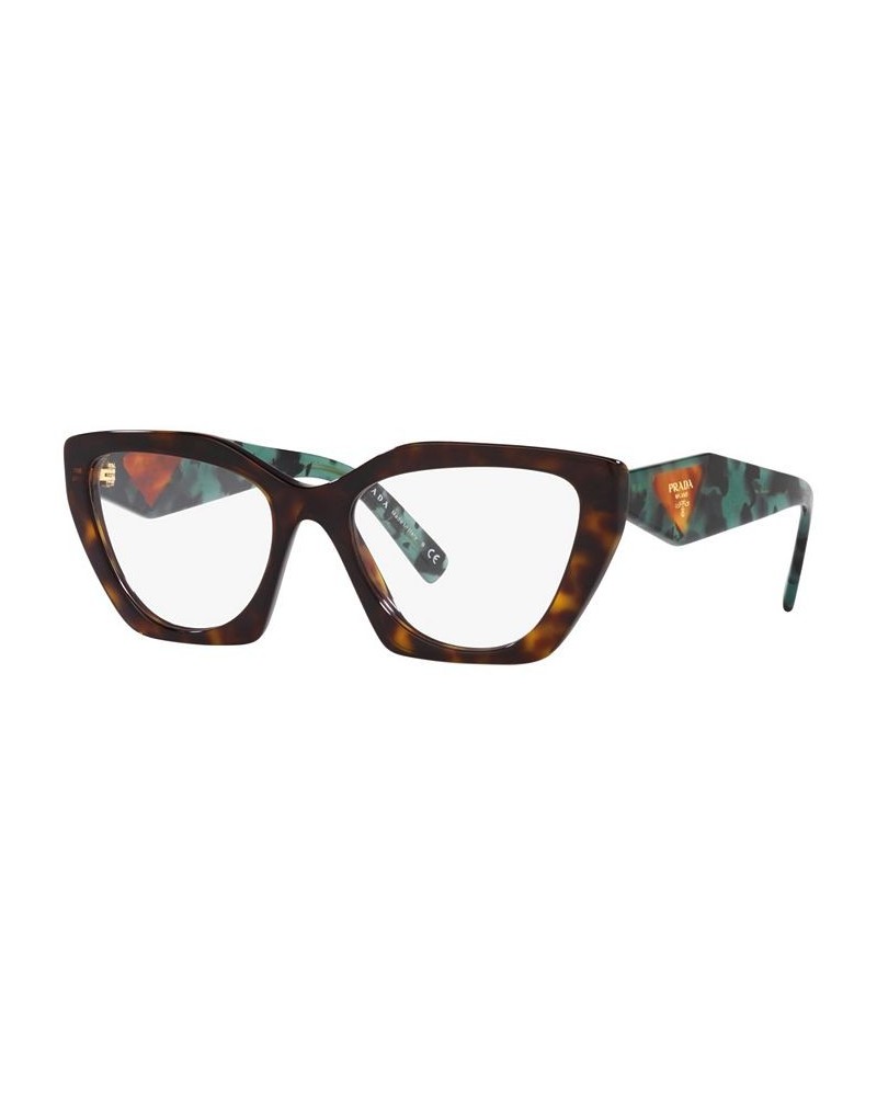 Women's Irregular Eyeglasses PR09YV54-O Black $94.25 Womens