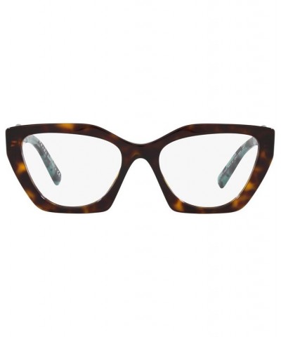 Women's Irregular Eyeglasses PR09YV54-O Black $94.25 Womens