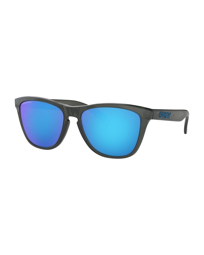 Men's Low Bridge Fit Sunglasses OO9245 Frogskins 54 Matte Black 1 $25.92 Mens