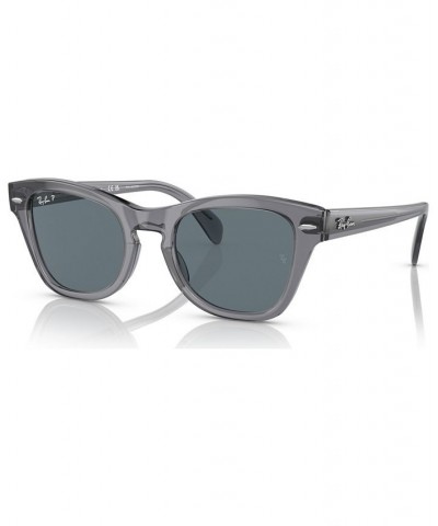 Unisex Polarized Sunglasses RB0707S53-P Transparent Gray $53.76 Unisex