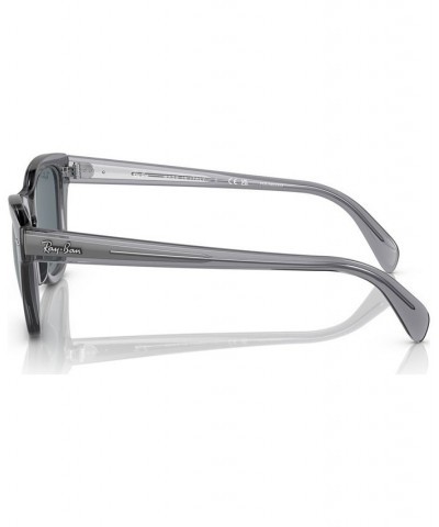 Unisex Polarized Sunglasses RB0707S53-P Transparent Gray $53.76 Unisex