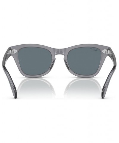 Unisex Polarized Sunglasses RB0707S53-P Transparent Gray $53.76 Unisex