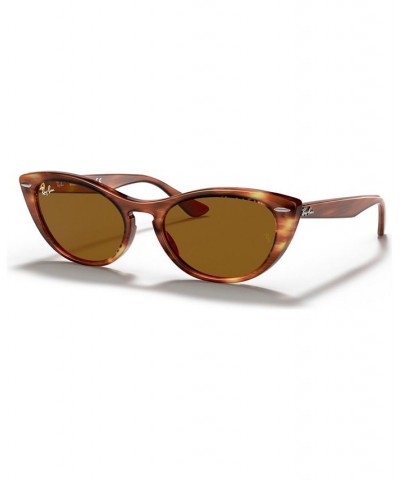 Sunglasses RB4314N NINA STRIPPED BROWN / BROWN $48.72 Unisex