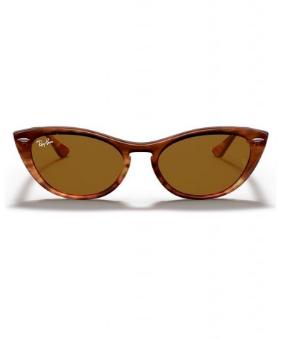 Sunglasses RB4314N NINA STRIPPED BROWN / BROWN $48.72 Unisex