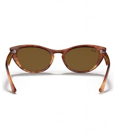 Sunglasses RB4314N NINA STRIPPED BROWN / BROWN $48.72 Unisex