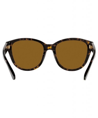 Women's Polarized Sunglasses TY7163U 54 DARK TORTOISE/SOLID DARK BROWN POLAR $29.68 Womens