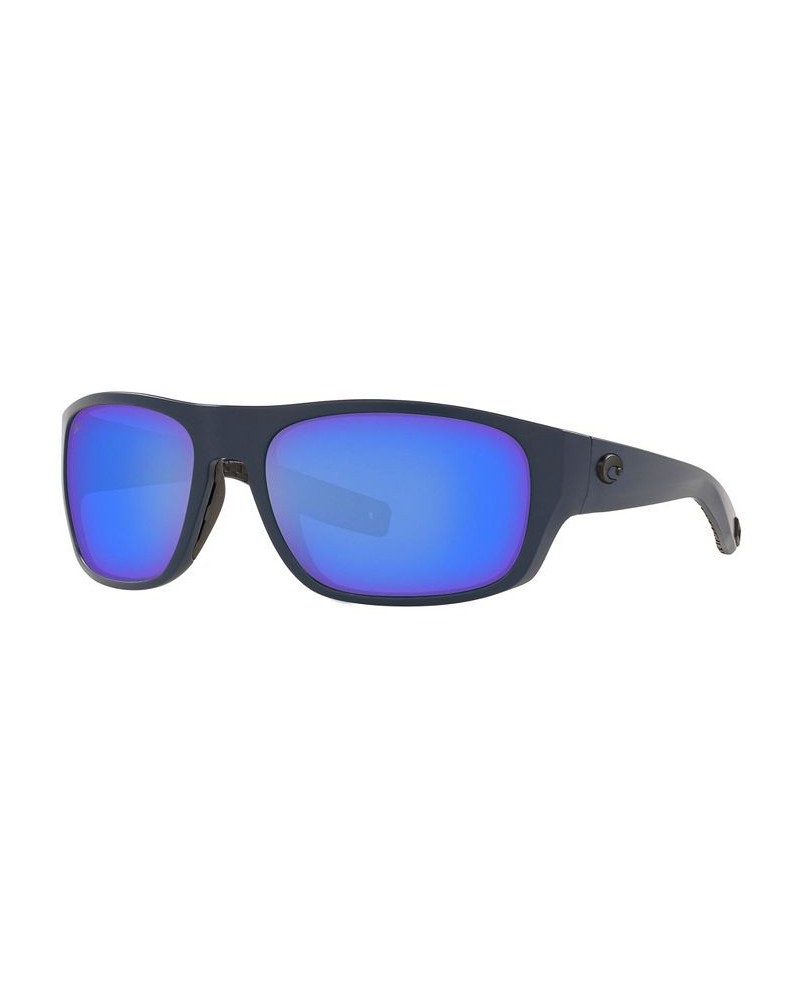 Men's Tico Polarized Sunglasses MATTE MIDNIGHT BLUE/BLUE MIRROR $51.12 Mens