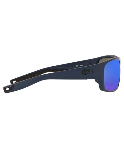 Men's Tico Polarized Sunglasses MATTE MIDNIGHT BLUE/BLUE MIRROR $51.12 Mens