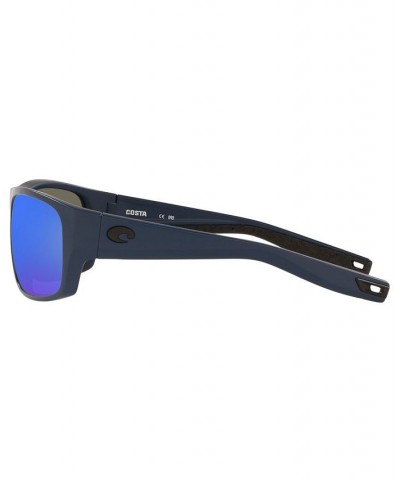 Men's Tico Polarized Sunglasses MATTE MIDNIGHT BLUE/BLUE MIRROR $51.12 Mens