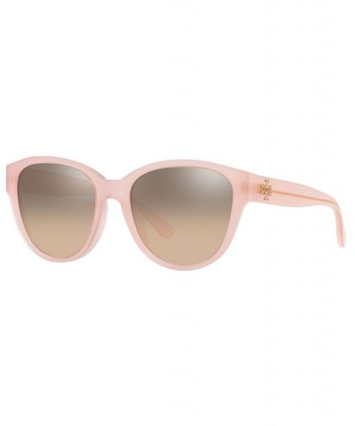 Women's Sunglasses TY7163U 54 BLUSH/BROWN SILVER MIRROR GRADIENT $25.80 Womens