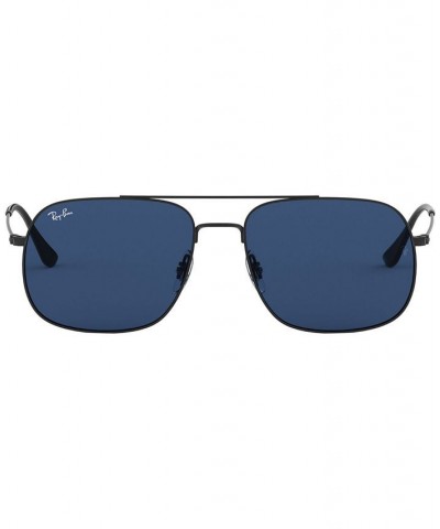 ANDREA Sunglasses RB3595 59 RUBBER BLACK/DARK BLUE $13.74 Unisex