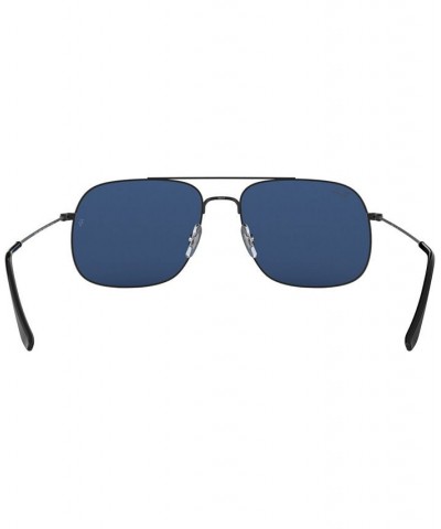 ANDREA Sunglasses RB3595 59 RUBBER BLACK/DARK BLUE $13.74 Unisex