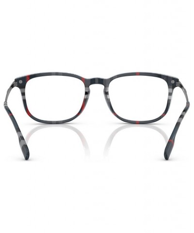 Men's Rectangle Eyeglasses BE236956-O Top Blue On Navy Check $49.81 Mens