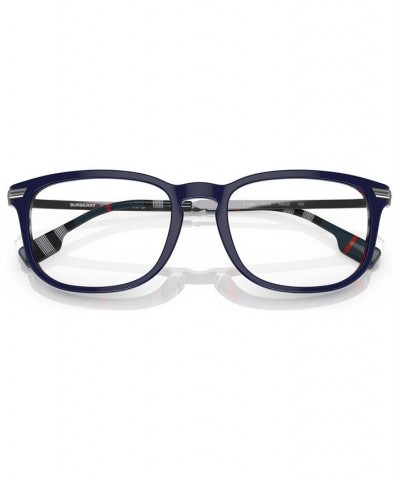 Men's Rectangle Eyeglasses BE236956-O Top Blue On Navy Check $49.81 Mens