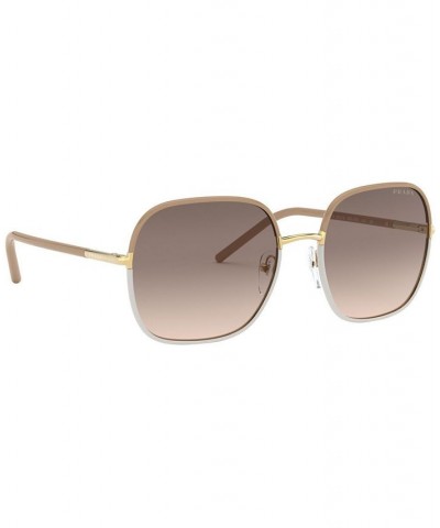 Sunglasses 0PR 67XS BEIGE/WHITE/LT BROWN GRAD LT GREY $77.33 Unisex