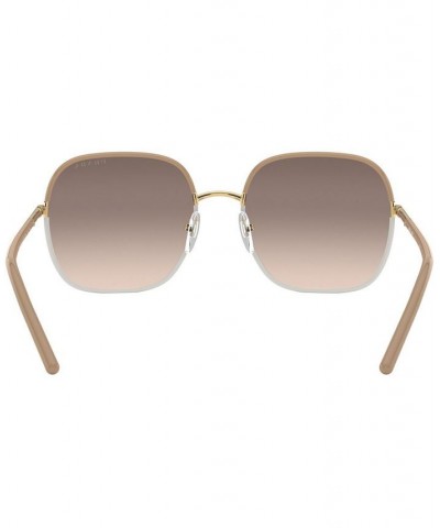 Sunglasses 0PR 67XS BEIGE/WHITE/LT BROWN GRAD LT GREY $77.33 Unisex