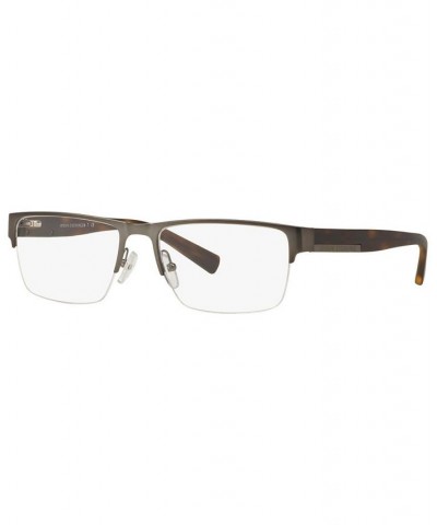 Armani Exchange AX1018 Men's Rectangle Eyeglasses Matte Gunm $27.40 Mens